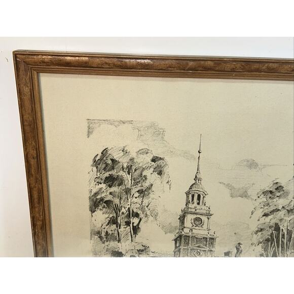 Independence Hall M Bradbury Hunmer Philadelphia PA T.D.M. Co 1942 - Picture 2 of 16